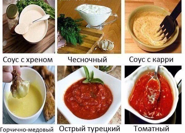 6 супервкусных соусов к мясным блюдам