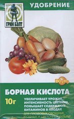 Применение борной кислоты в саду и огороде